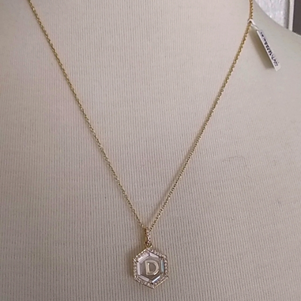 Nadri "D" Necklace